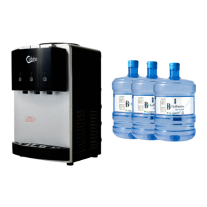 Dispensador de Sobremesa + 3 Bidones 12 Lts